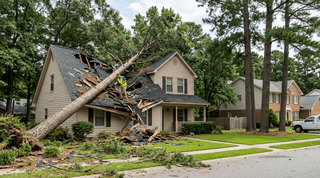 Neighbor's Tree Fell on My Property in SC: Who Pays? | AJP Services LLC | Best Tree Removal in West Columbia, SC
