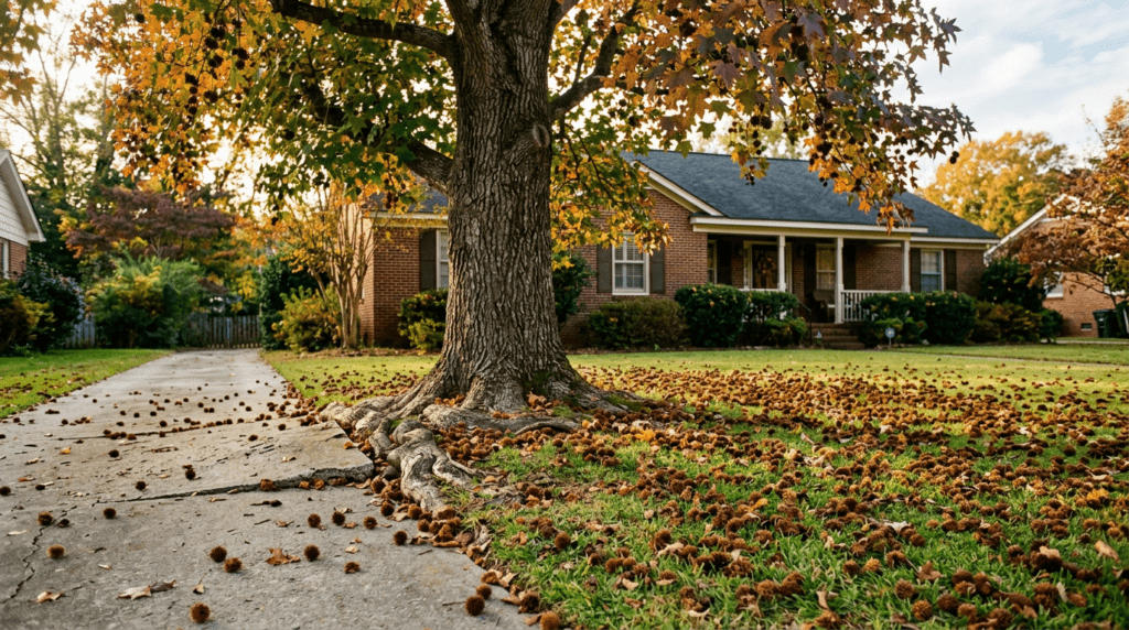 Sweetgum Tree Removal in Cayce, SC: Costs, Roots, and Seed Pods | AJP Services LLC Sweetgum Tree Removal in Cayce, SC: Costs, Roots, and Seed Pods | AJP Services LLC | Best Tree Removal in Cayce, SC